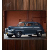 Металлическая табличка Ford V8 Super Deluxe Tudor Sedan (79A-70A)